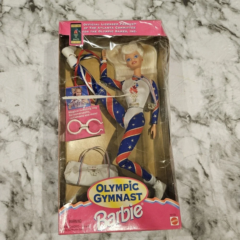 1996 Olympic Gymnast Barbie Atlanta 1996 – Box‎ Damage, Opened Seal